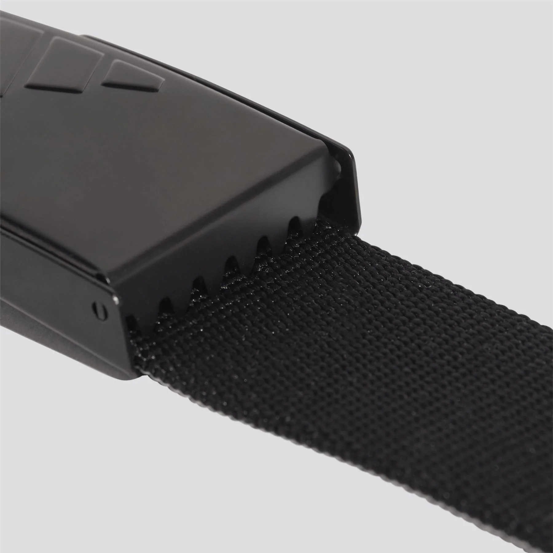 Reversible Webbing Belt Black/Grey - Image 3