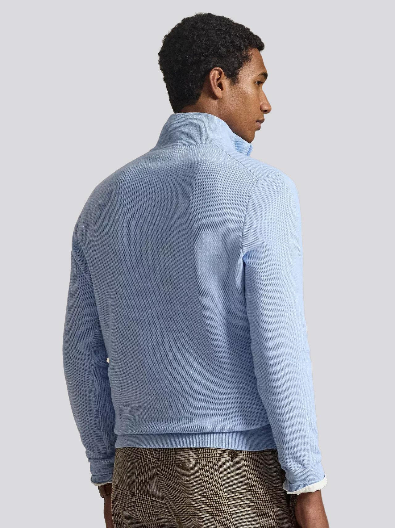 RLX Cotton Coolmax Sweater Pullover Office Blue - Image 3