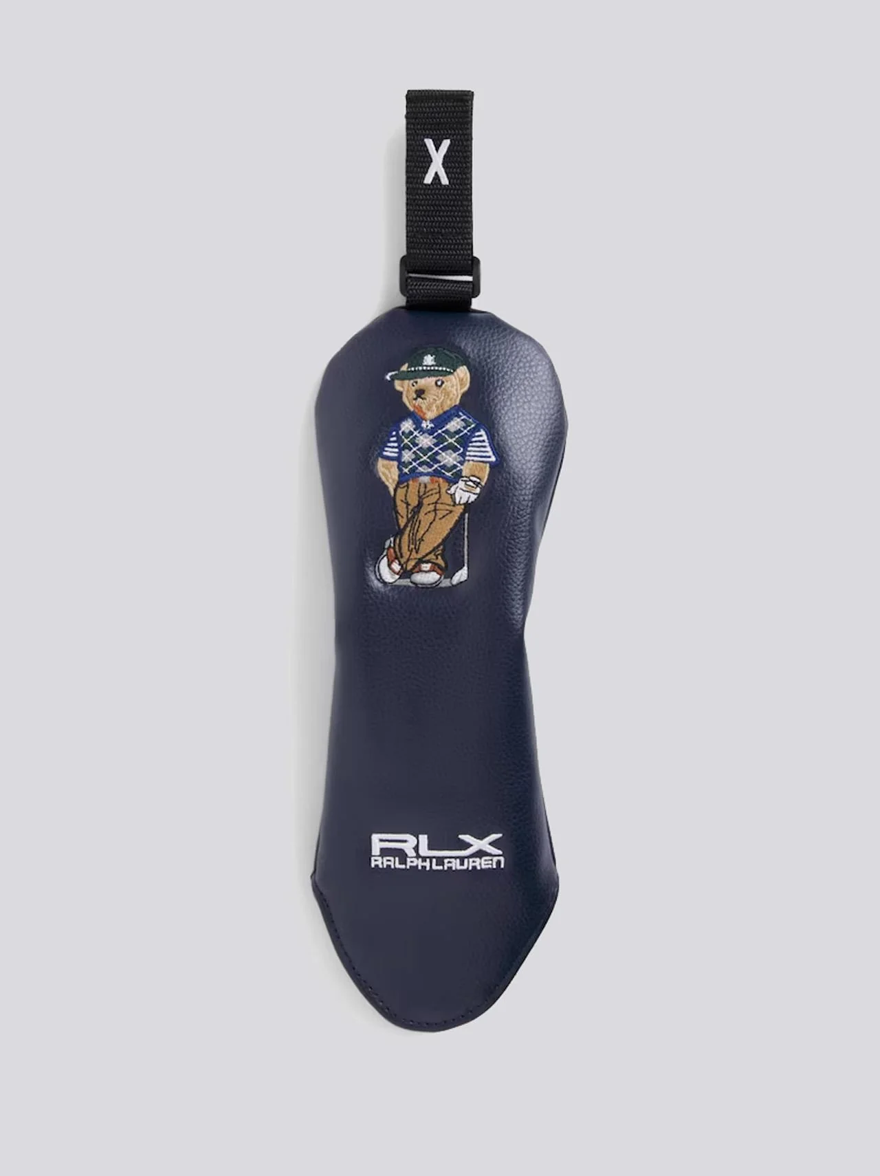 RLX Embroidered Logo Golf Fairway Wood Headcover Navy