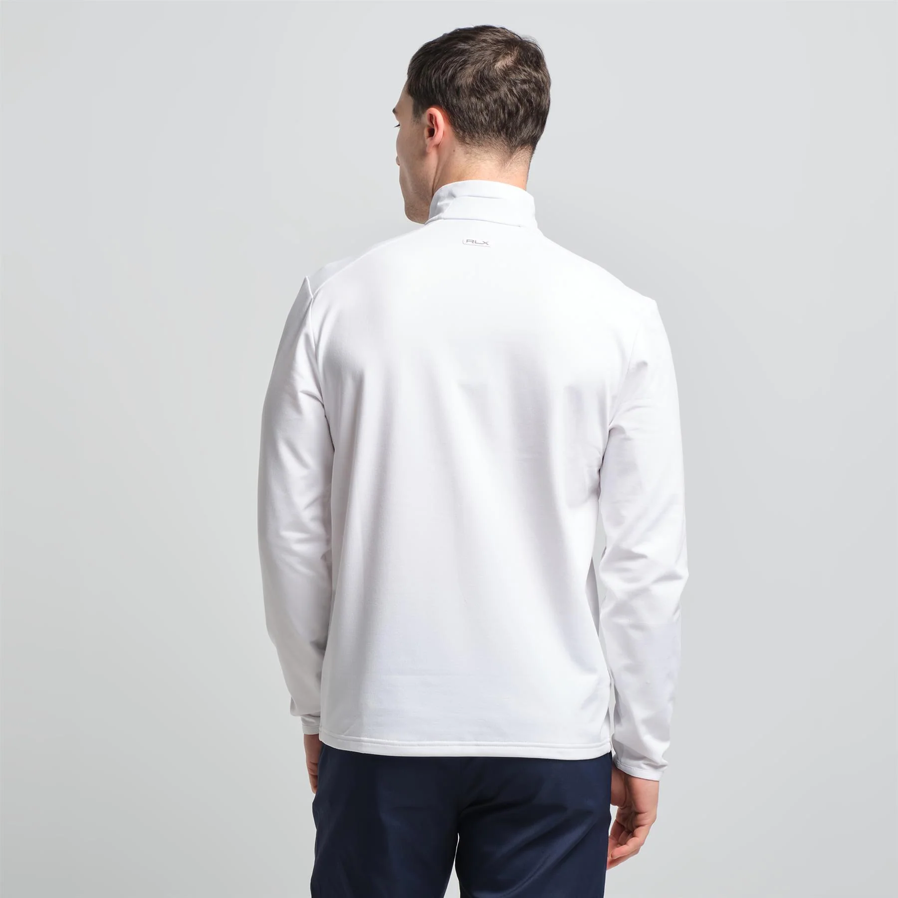 RLX Half Zip Stretch Jersey Pullover Ceramic White - Image 2