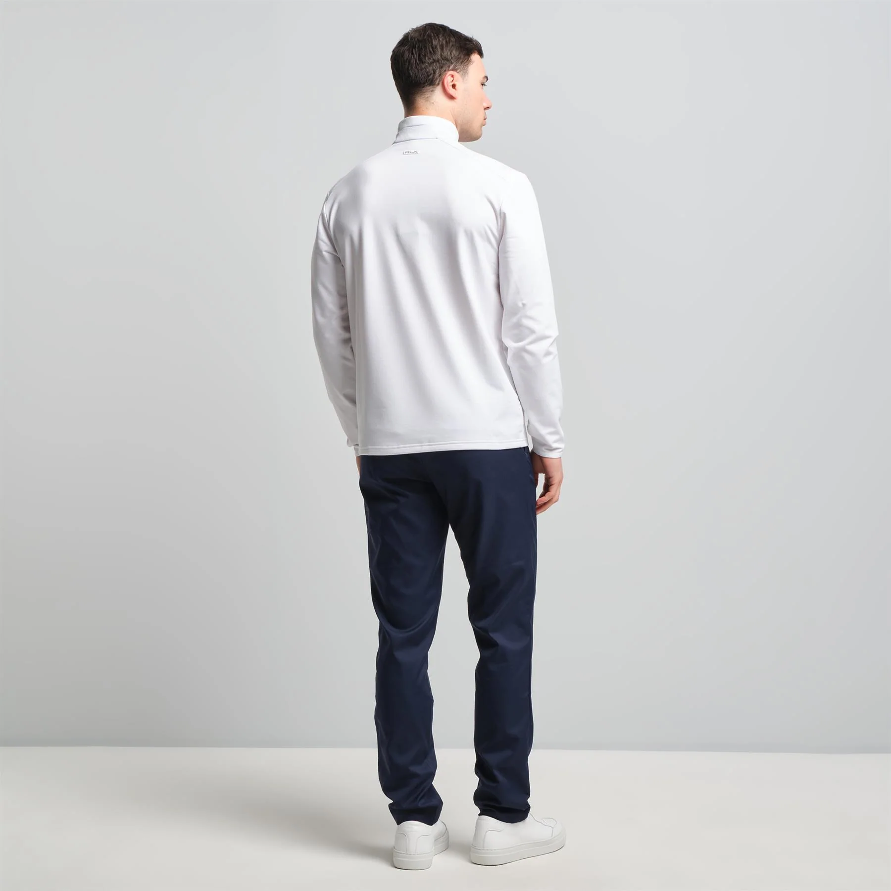 RLX Half Zip Stretch Jersey Pullover Ceramic White - Image 4
