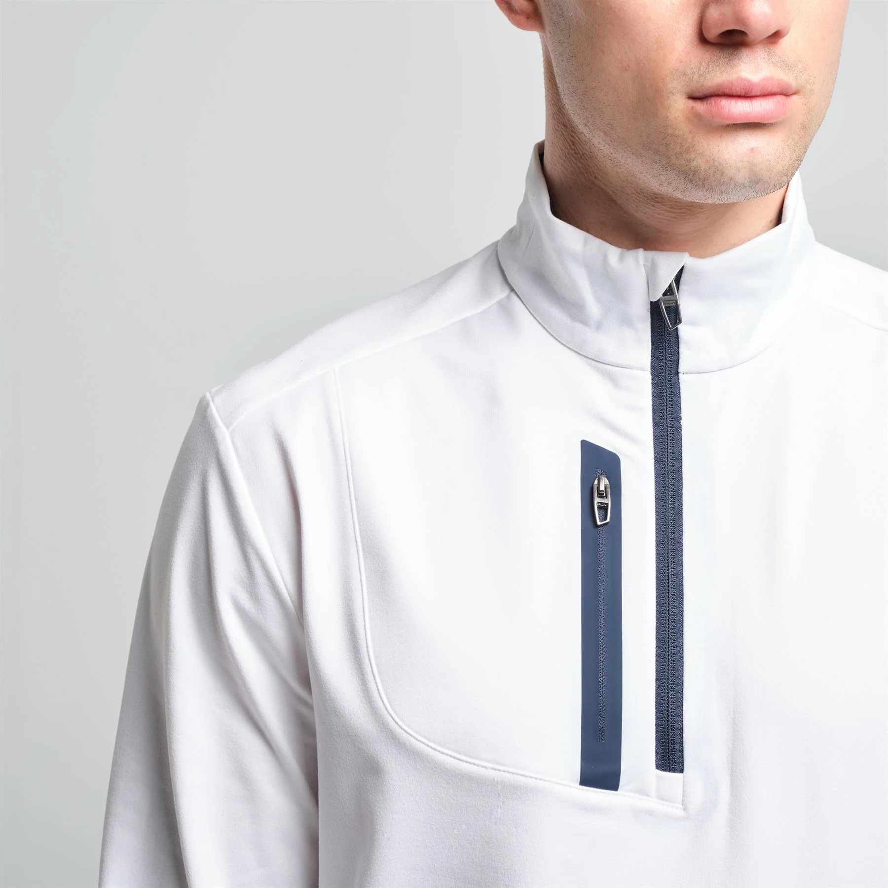 RLX Half Zip Stretch Jersey Pullover Ceramic White - Image 5