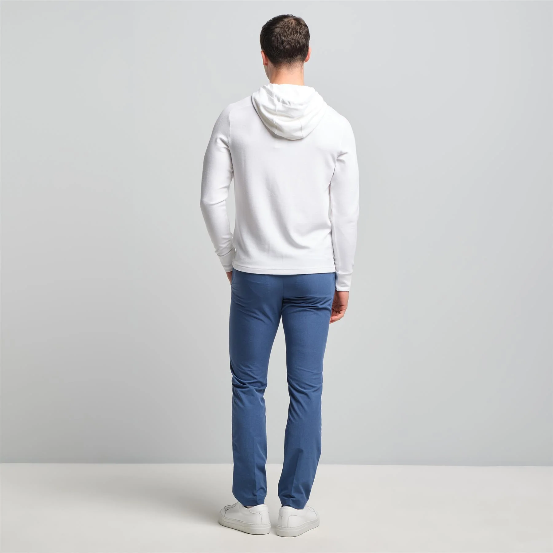RLX Performance Tech Waffle Knit Hoodie Ceramic White - Image 4