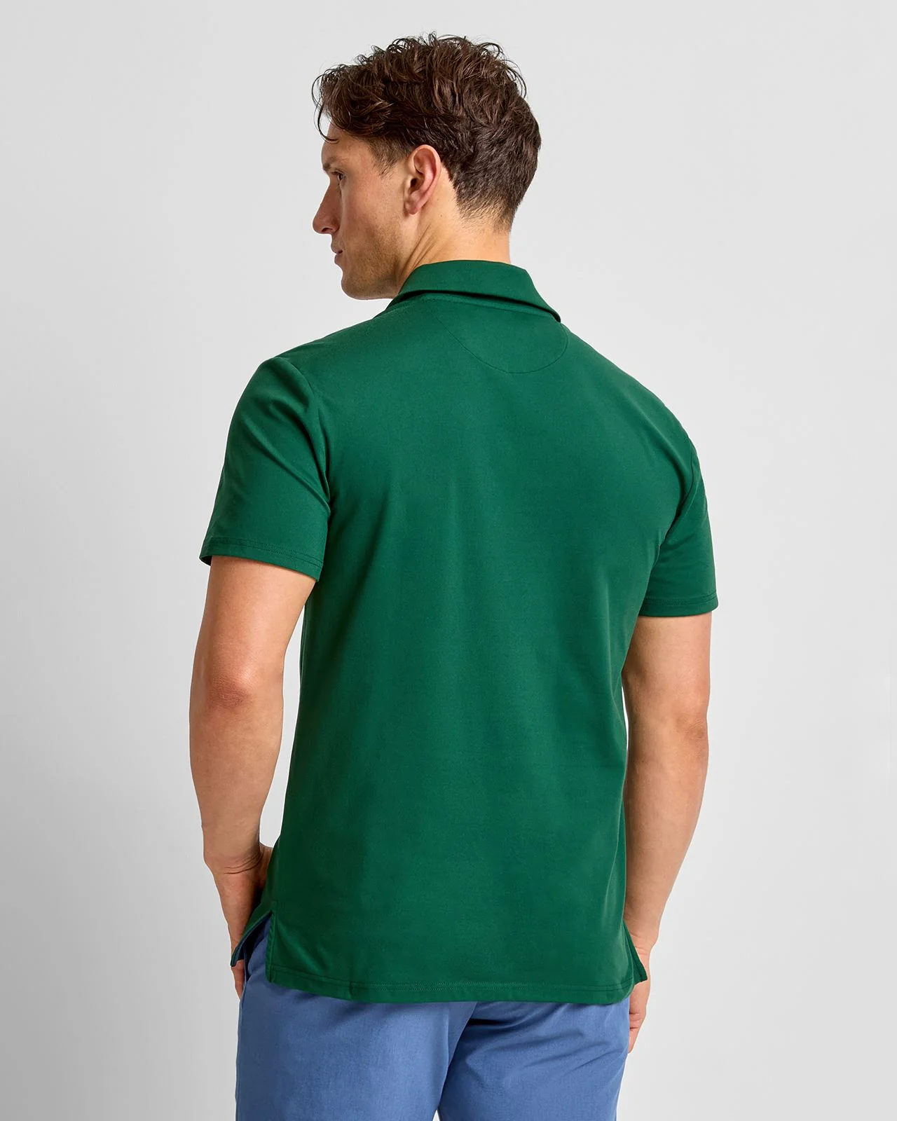 RLX Tailored Fit Kinetic Tech Jersey Moss Agate - Image 2