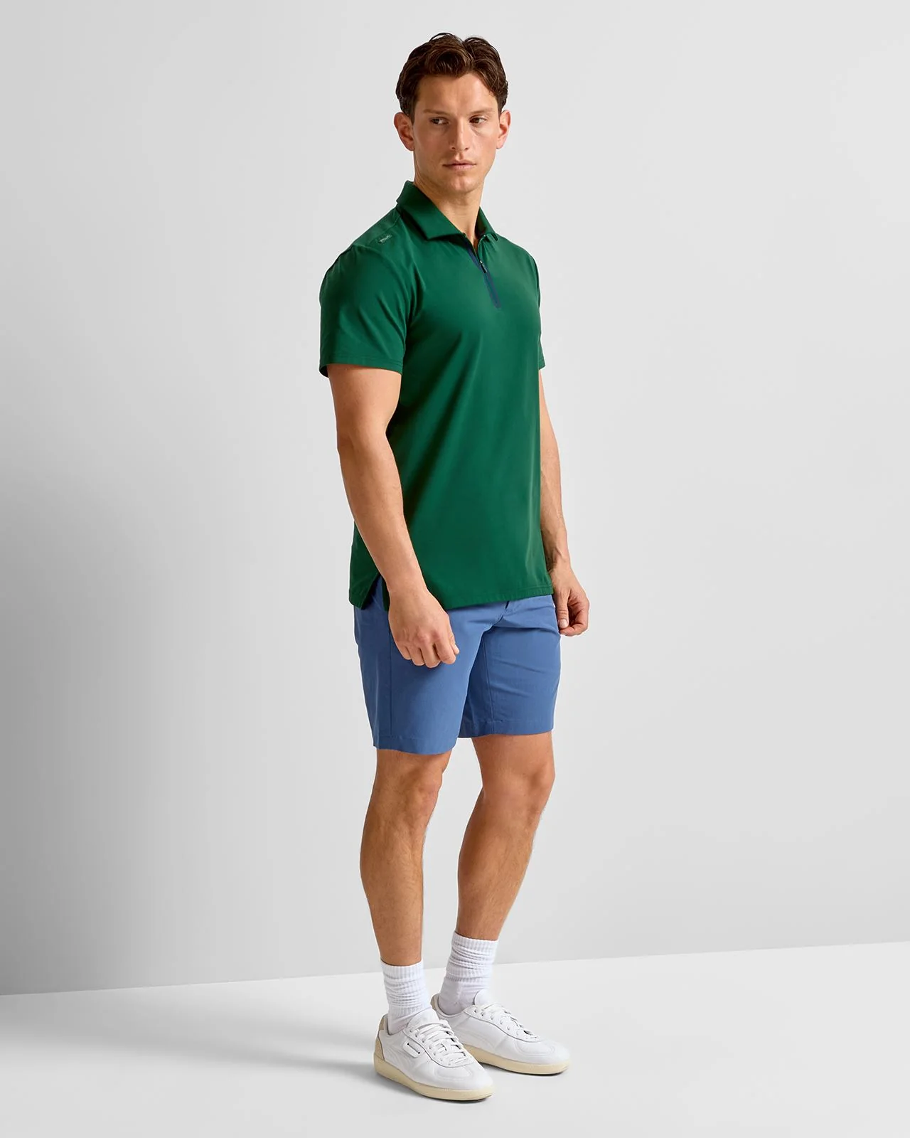 RLX Tailored Fit Kinetic Tech Jersey Moss Agate - Image 3
