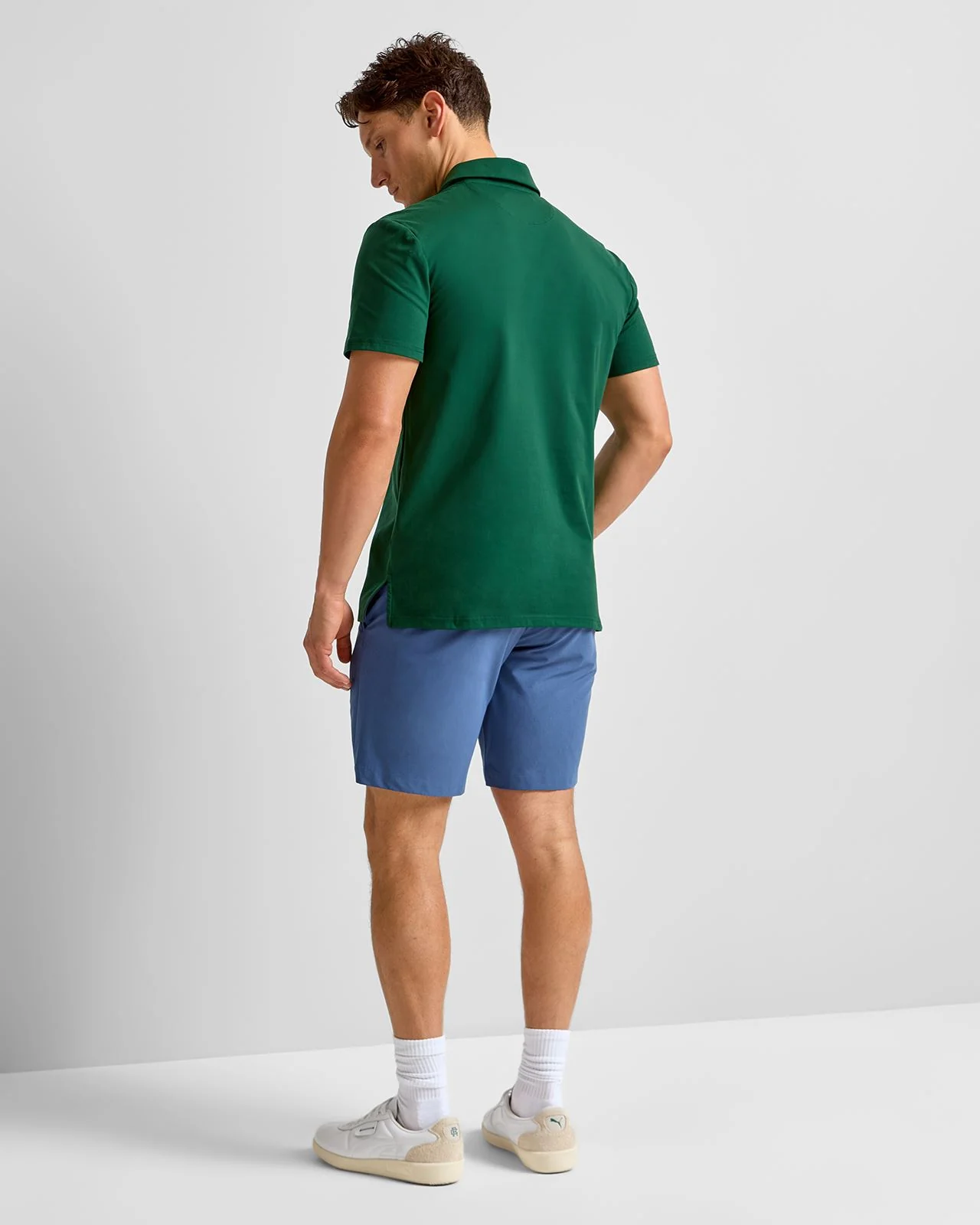 RLX Tailored Fit Kinetic Tech Jersey Moss Agate - Image 4