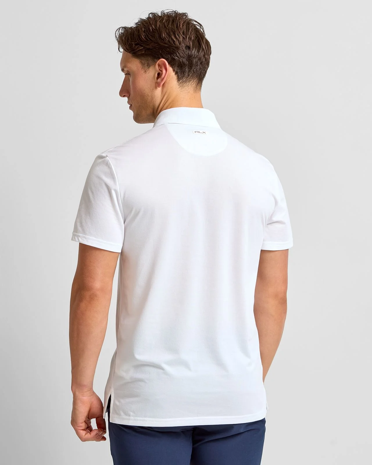 RLX Tailored Fit Tour Pique Polo Ceramic White - Image 2