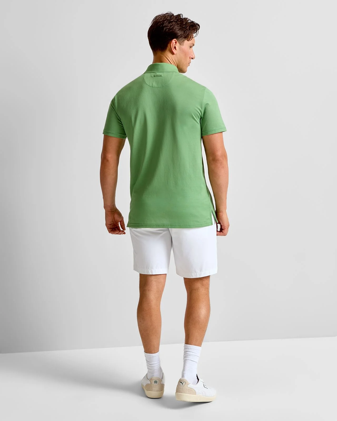 RLX Tailored Fit Tour Pique Polo Outback Green - Image 4