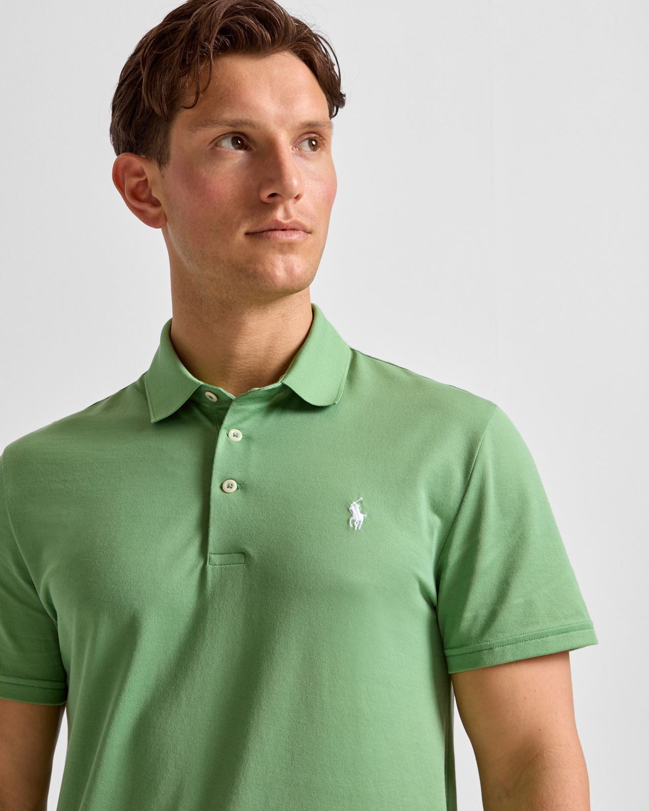 RLX Tailored Fit Tour Pique Polo Outback Green - Image 5