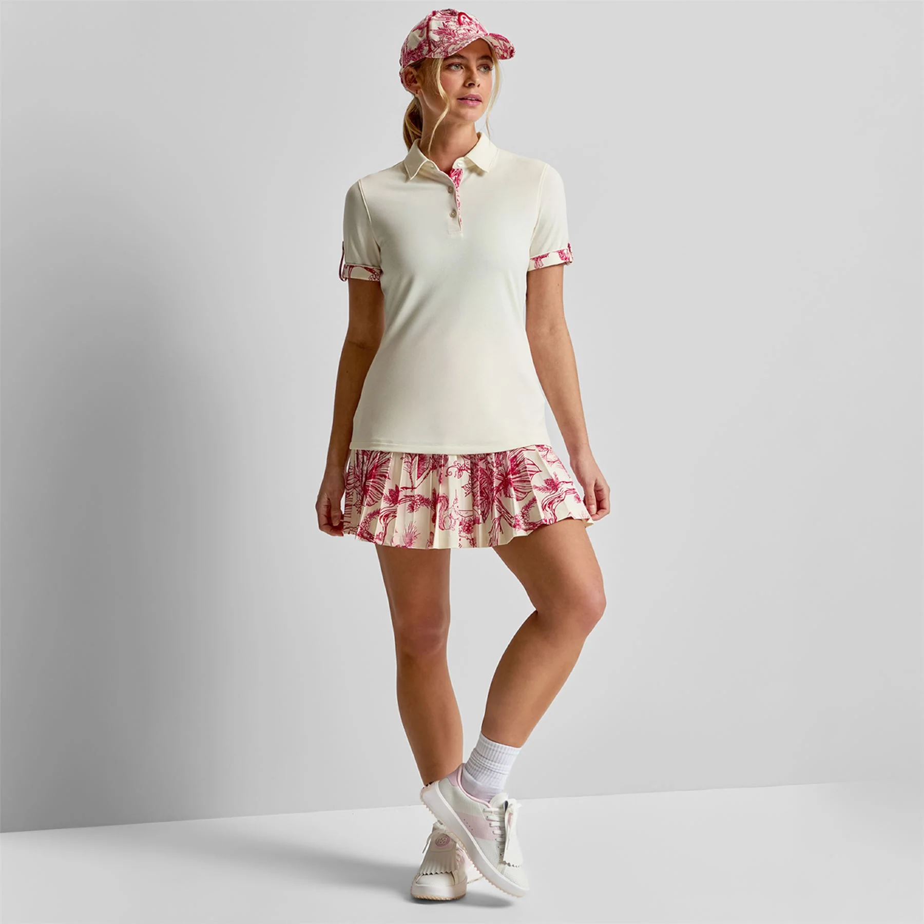 Roll Sleeve Polo Cream - Image 3