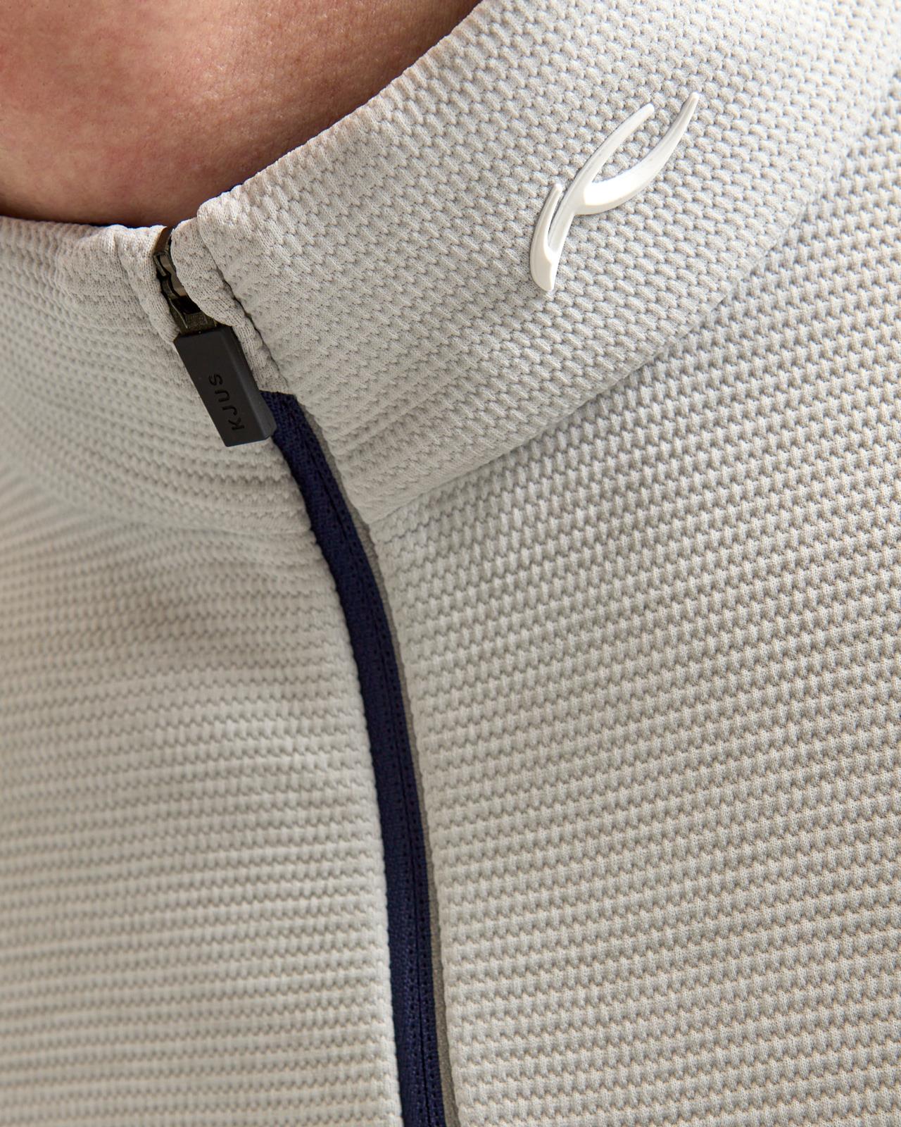Roman Half Zip Mid Layer Alloy/Atlanta Blue - Image 7