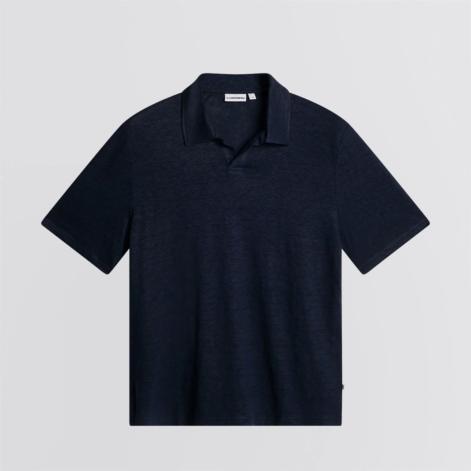 Roy Linen Polo JL Navy - Image 5