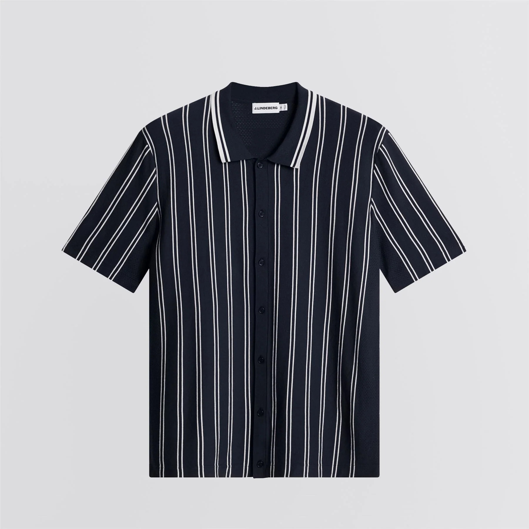 Rue Knit Shirt JL Navy - Image 5