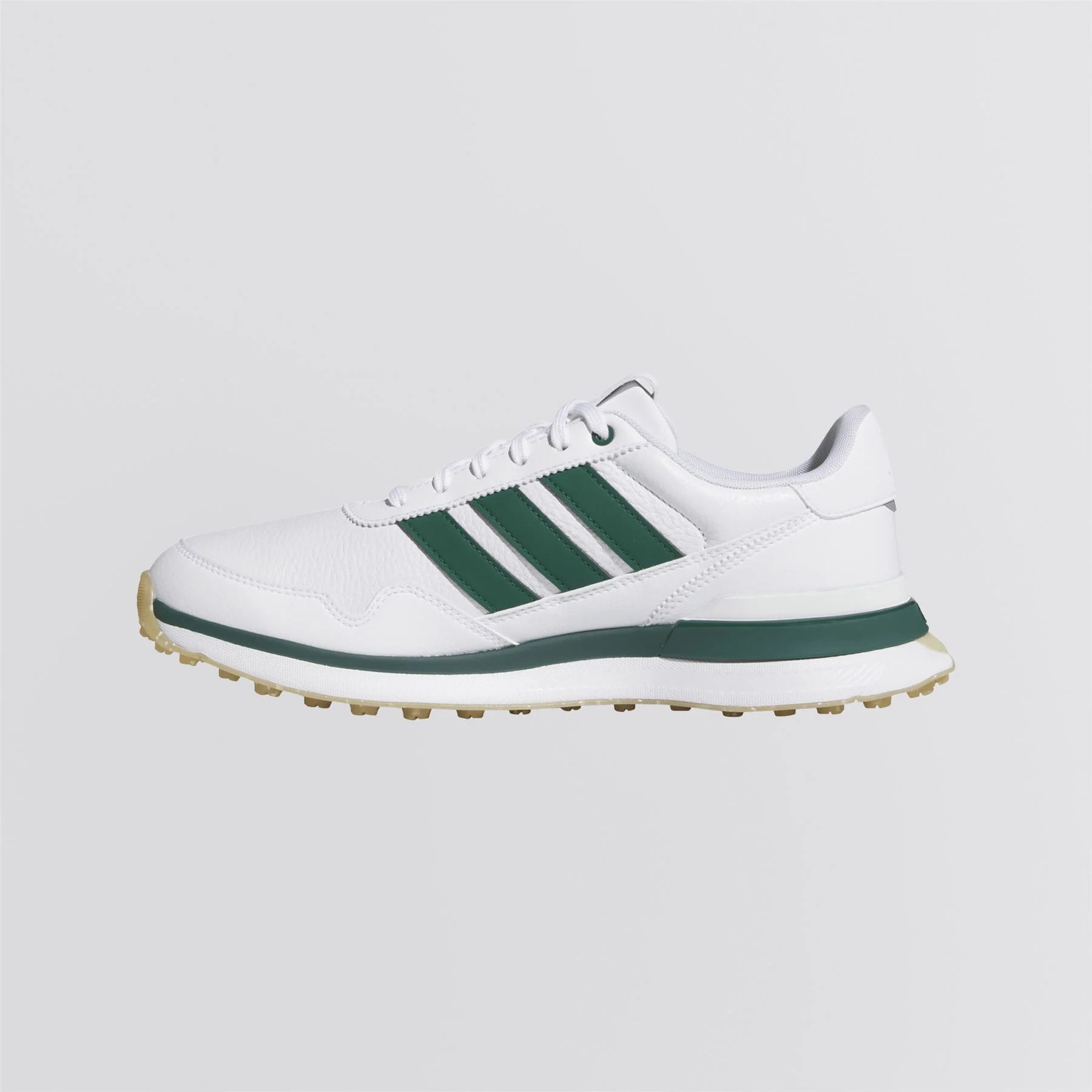 S2G '26 Leather Spikeless Golf Shoes Footwear White/Collegiate Green/Gum - Image 8