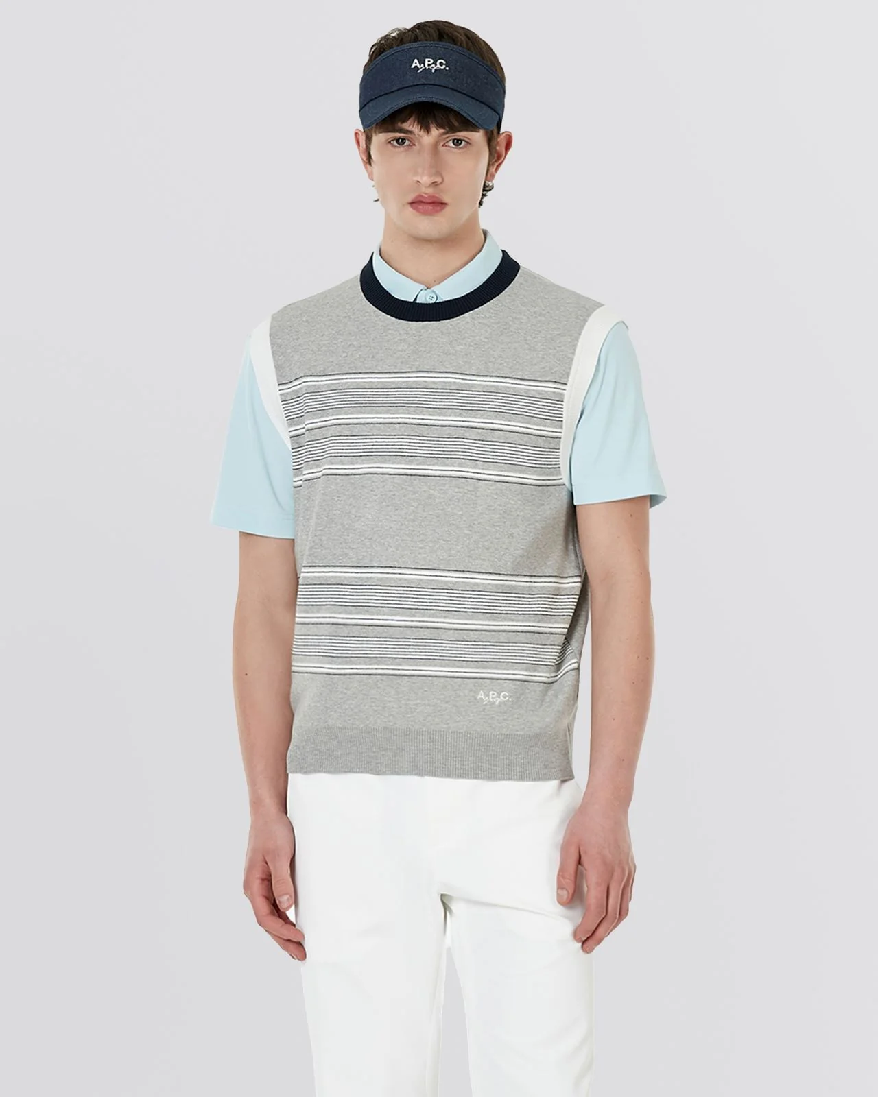 Sacha Knit Sweater Vest Grey