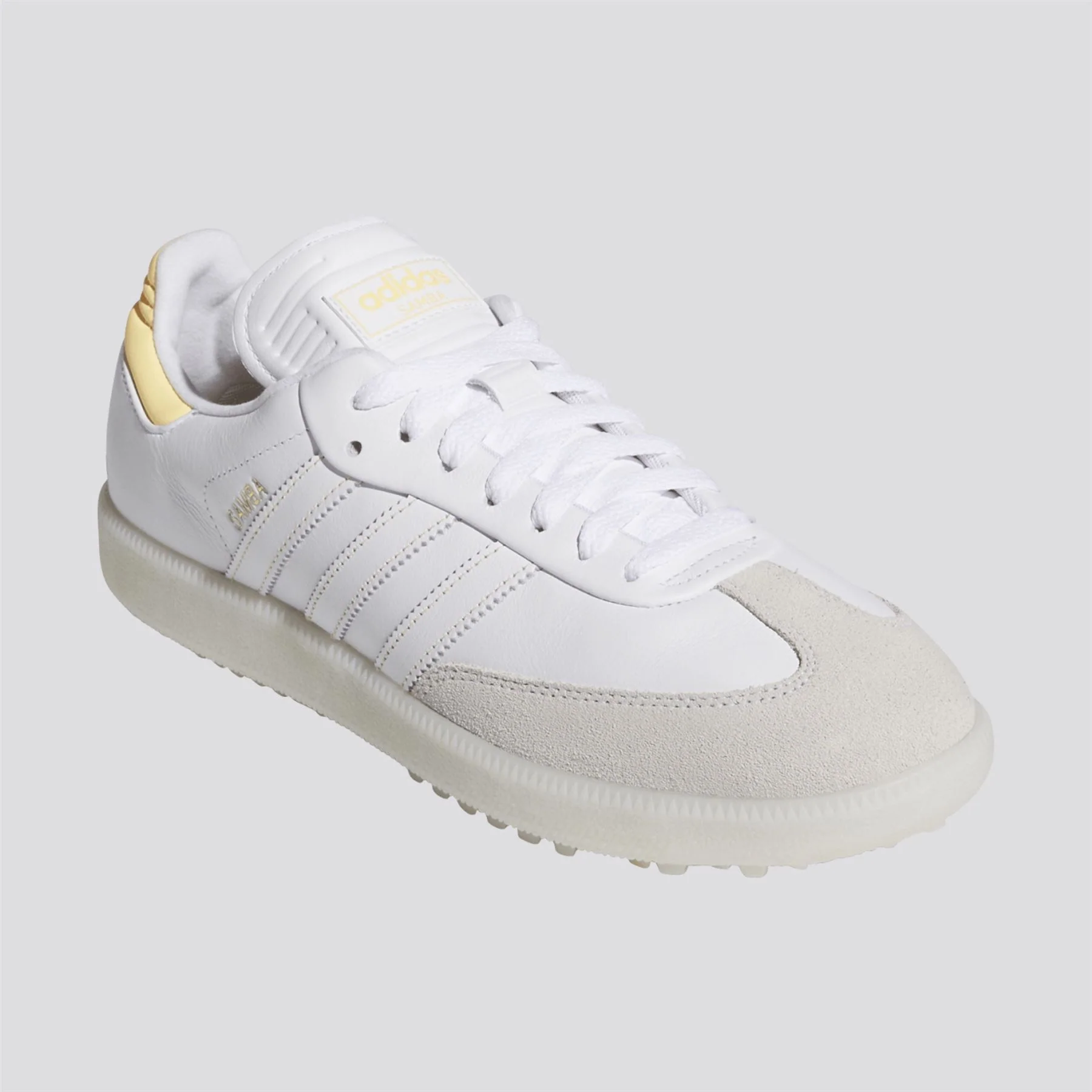 Samba Spikeless Golf Shoes Footwear White/Ice Tangerine/Off White - Image 4
