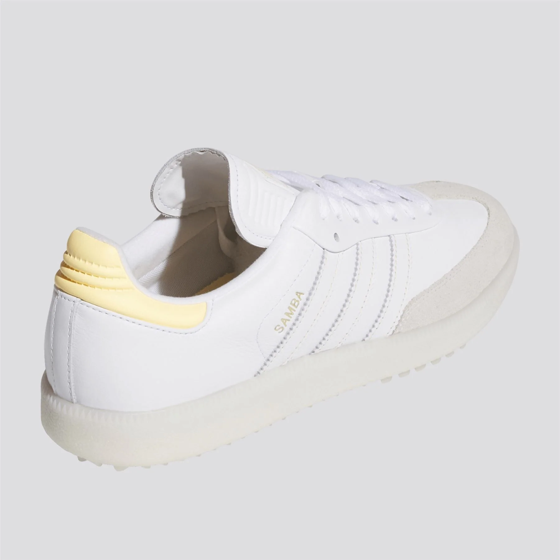 Samba Spikeless Golf Shoes Footwear White/Ice Tangerine/Off White - Image 5