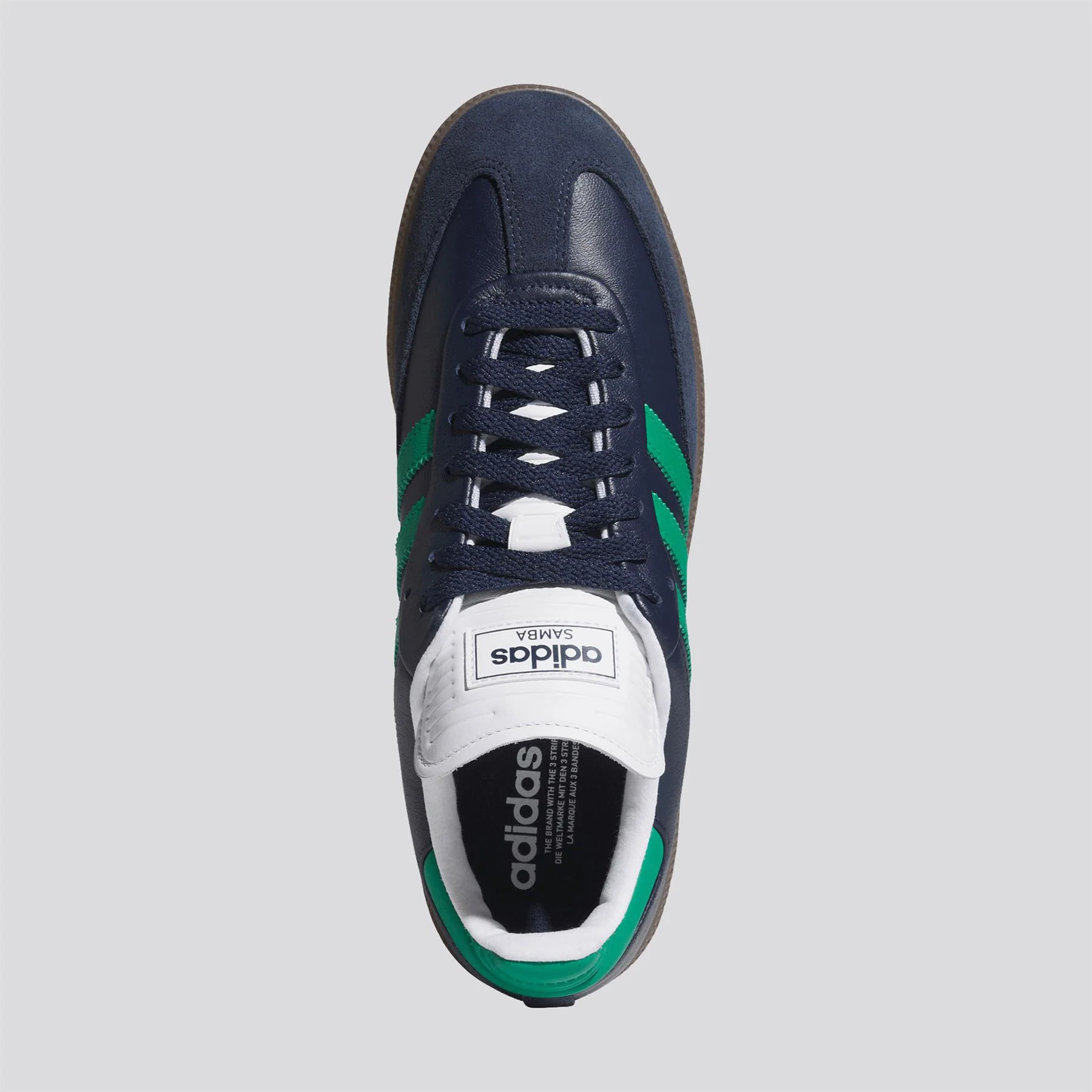 Samba Spikeless Golf Shoes Night Indigo/Court Green/Footwear White - Image 2