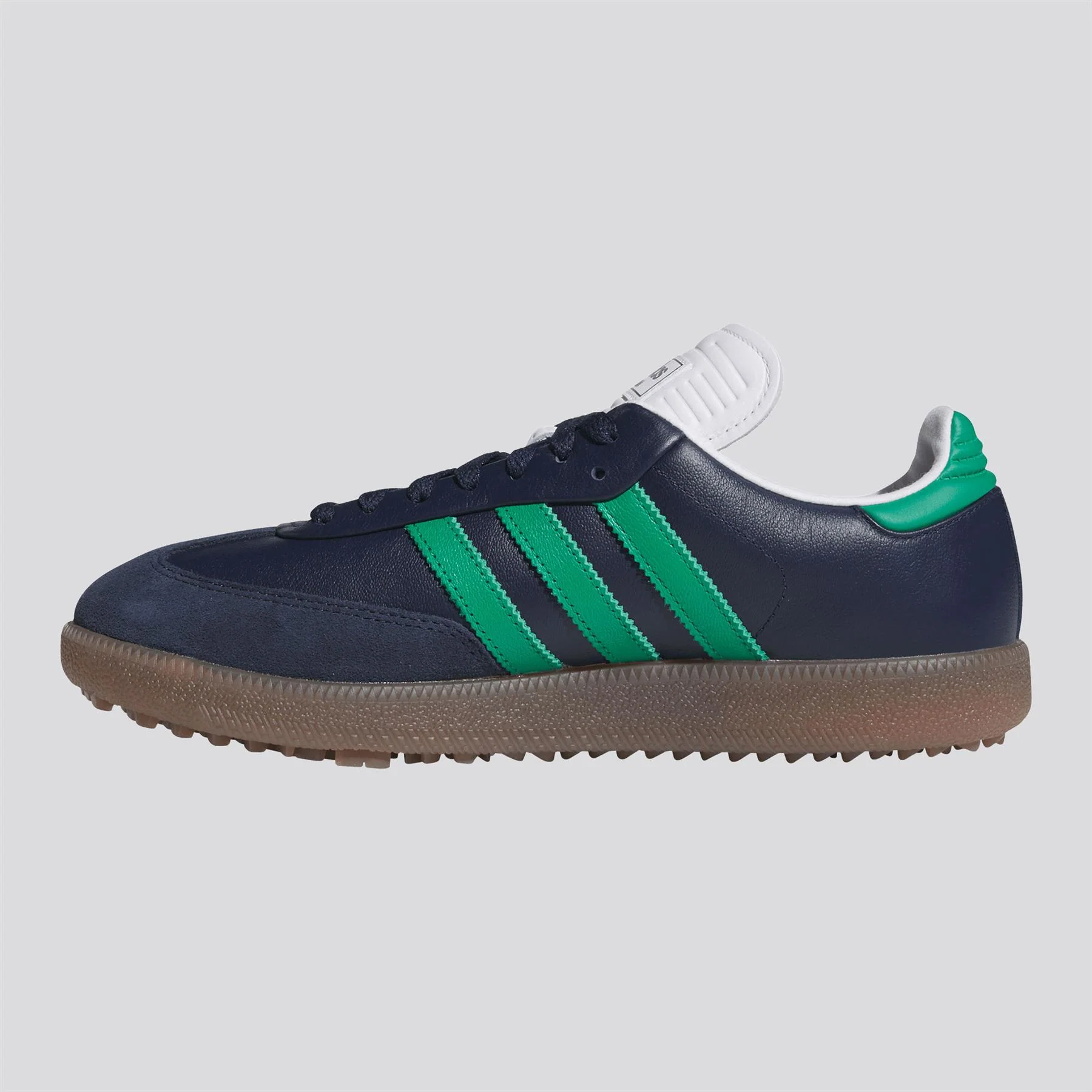 Samba Spikeless Golf Shoes Night Indigo/Court Green/Footwear White - Image 4