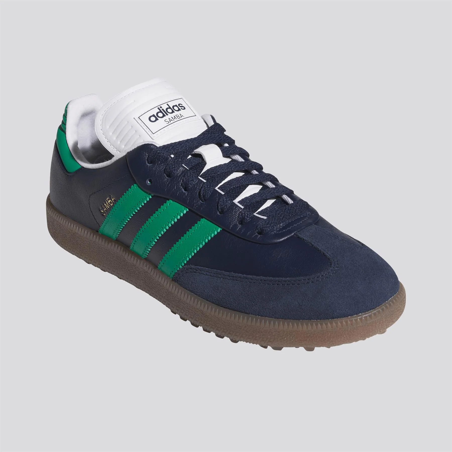 Samba Spikeless Golf Shoes Night Indigo/Court Green/Footwear White - Image 5