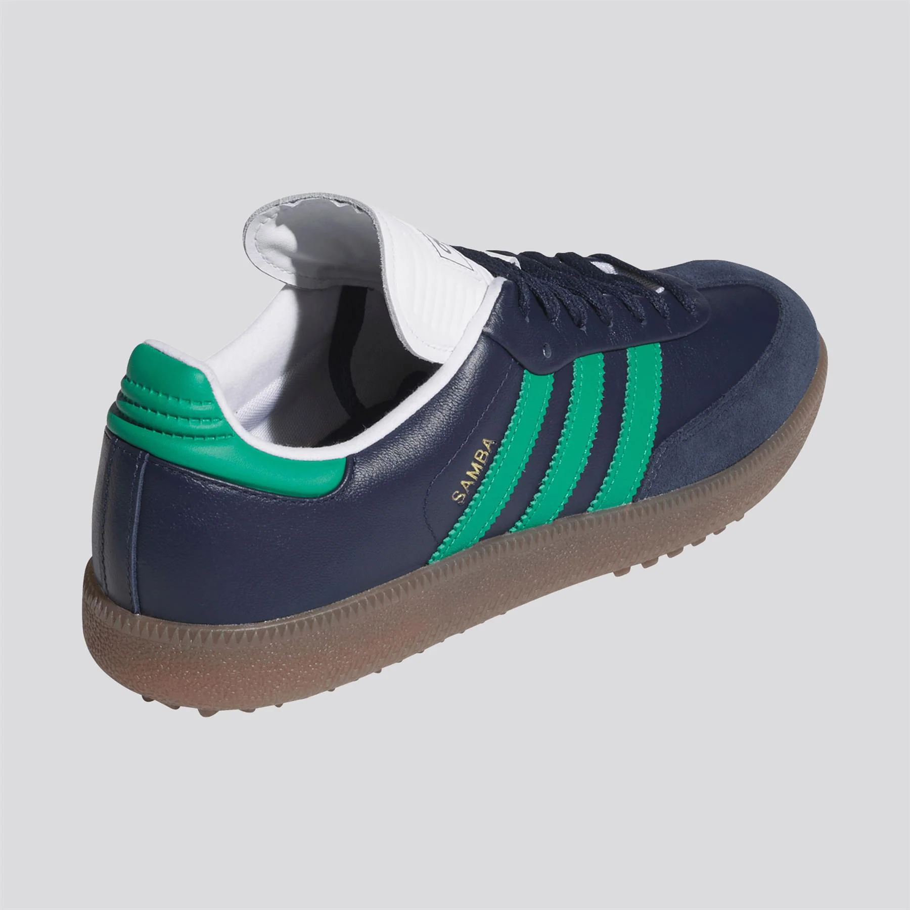 Samba Spikeless Golf Shoes Night Indigo/Court Green/Footwear White - Image 6