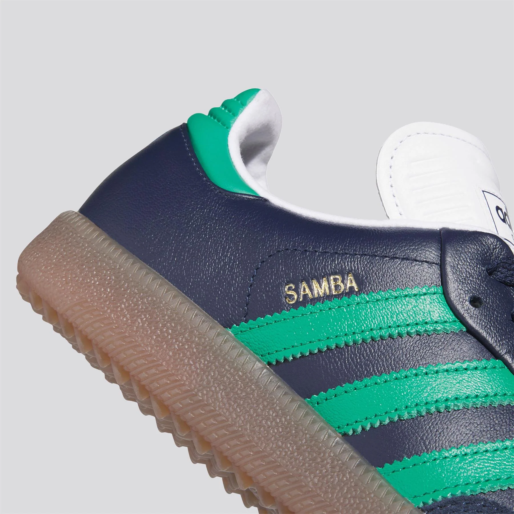 Samba Spikeless Golf Shoes Night Indigo/Court Green/Footwear White - Image 8