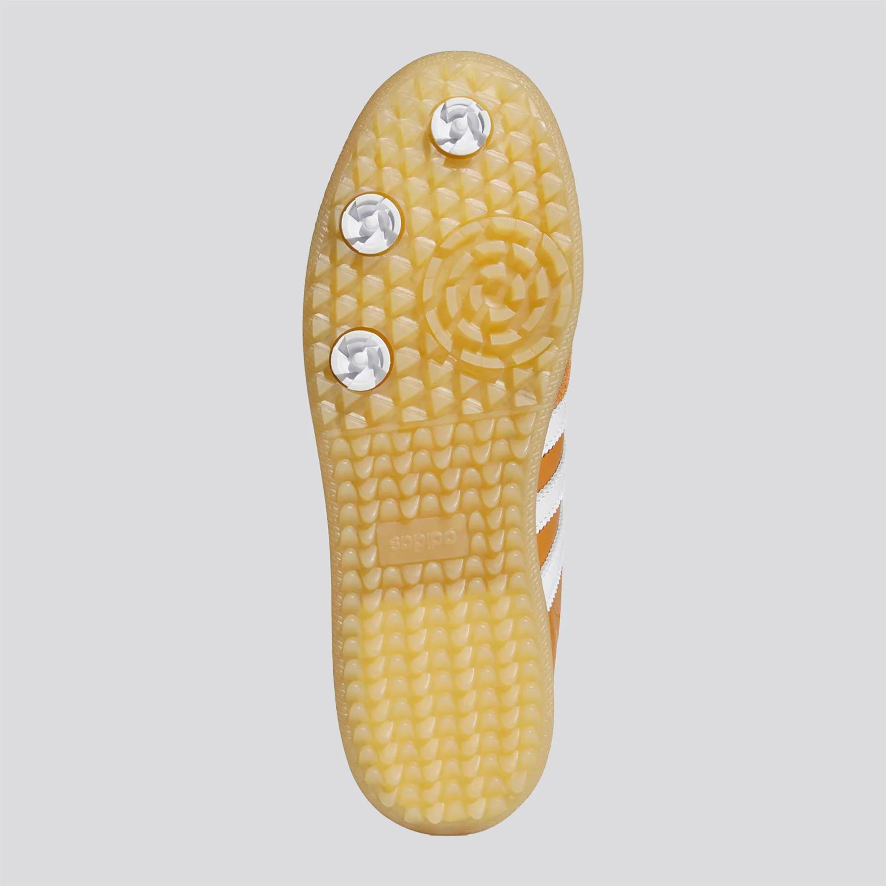 Samba Spikeless Golf Shoes Rustic Orange/Footwear White/Gum - Image 3