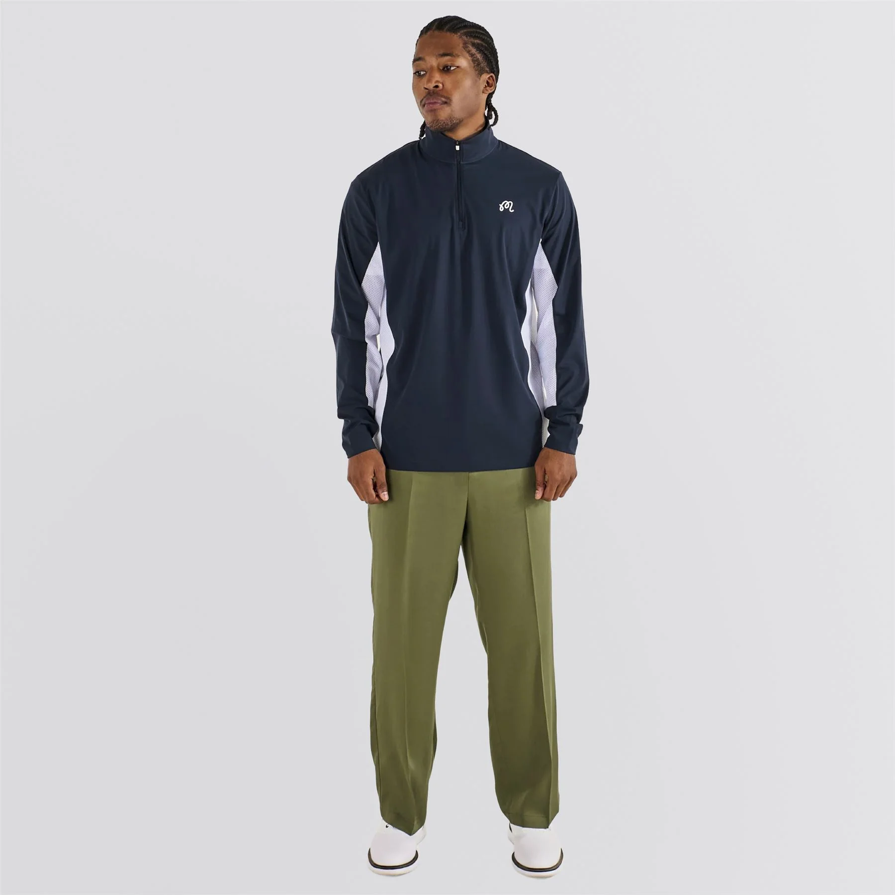 Santiago Mid Layer Midnight/White - Image 3