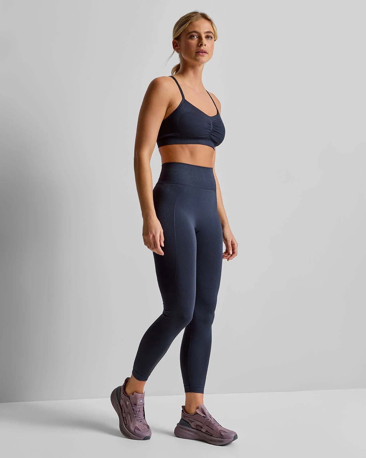 Seamless Yoga Leggings Legend Ink - Image 3