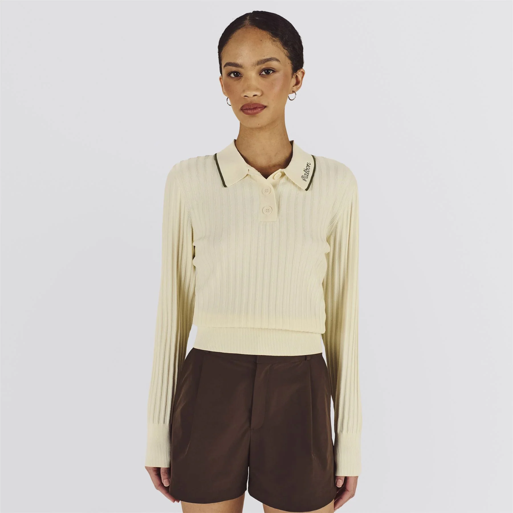 Selma LS Polo Cream
