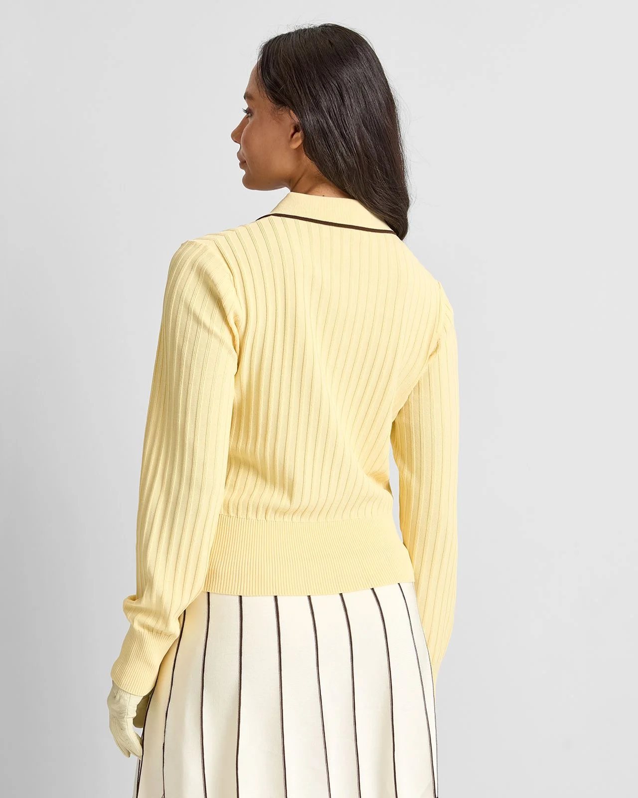 Selma LS Polo Light Yellow - Image 2