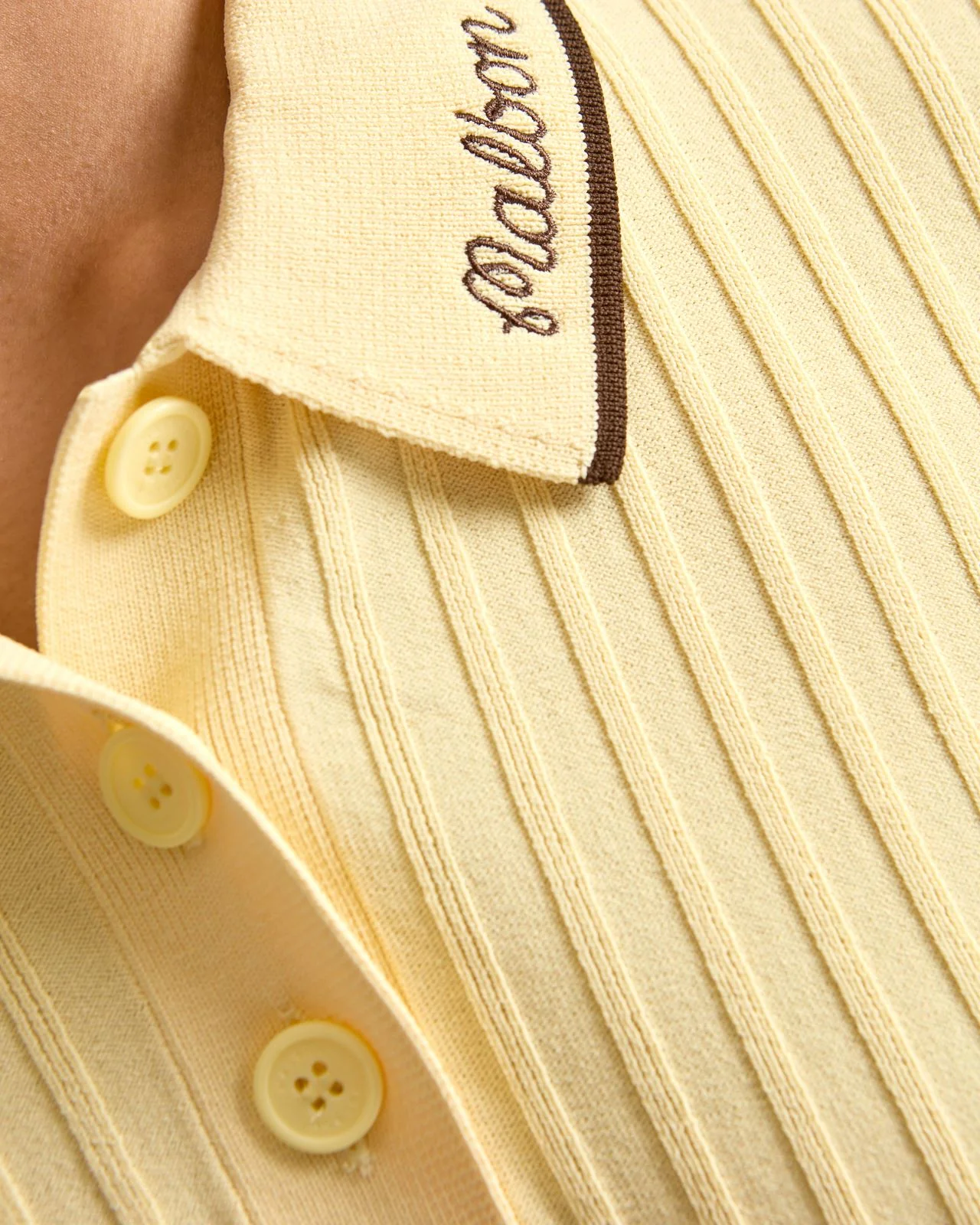 Selma LS Polo Light Yellow - Image 6