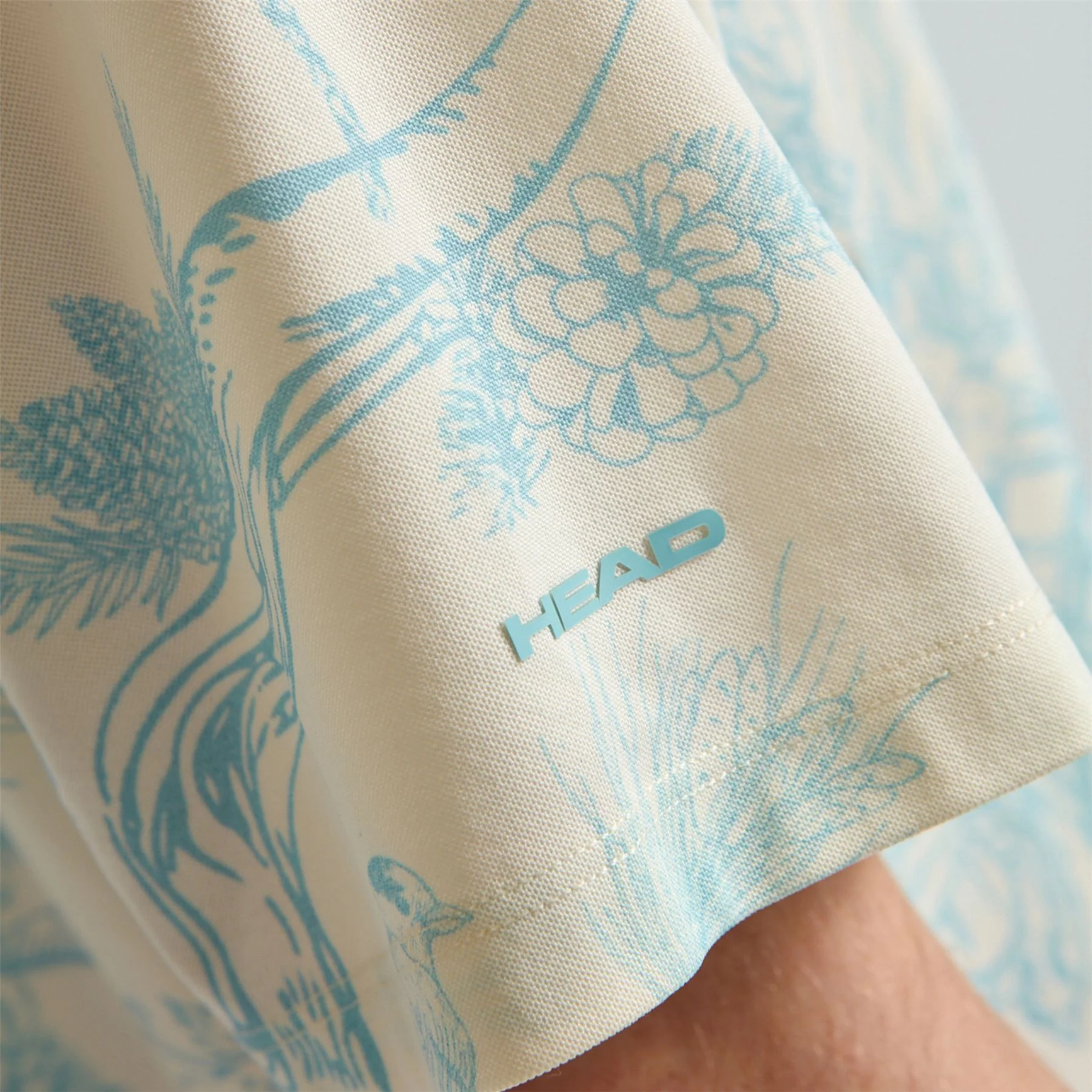 Short Sleeve Shirt Blue Botanical - Image 6