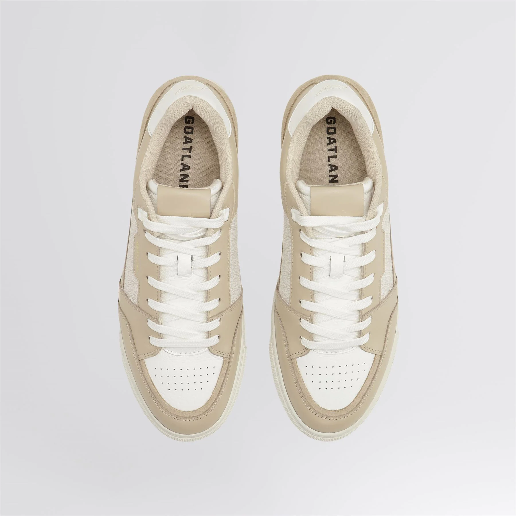 Signature Contour Collection Golf Shoes Beige/White Leather - Image 3