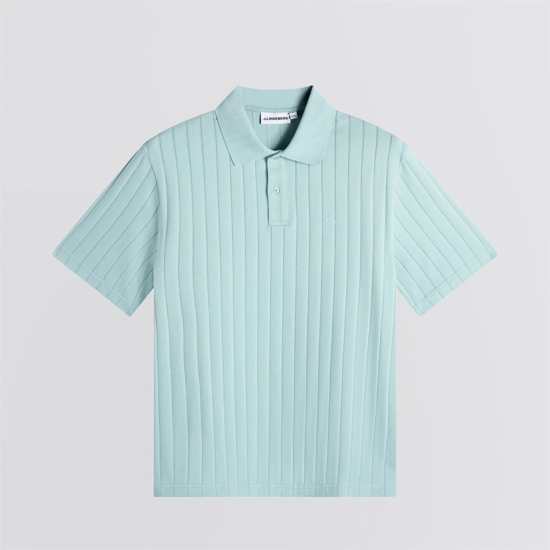 Simon Stripe Polo Forget-Me-Not - Image 9