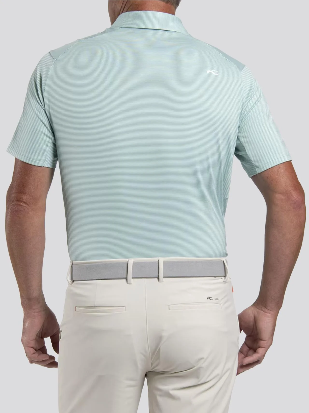 Soren Stripe Polo Agave/Riverbank - Image 2