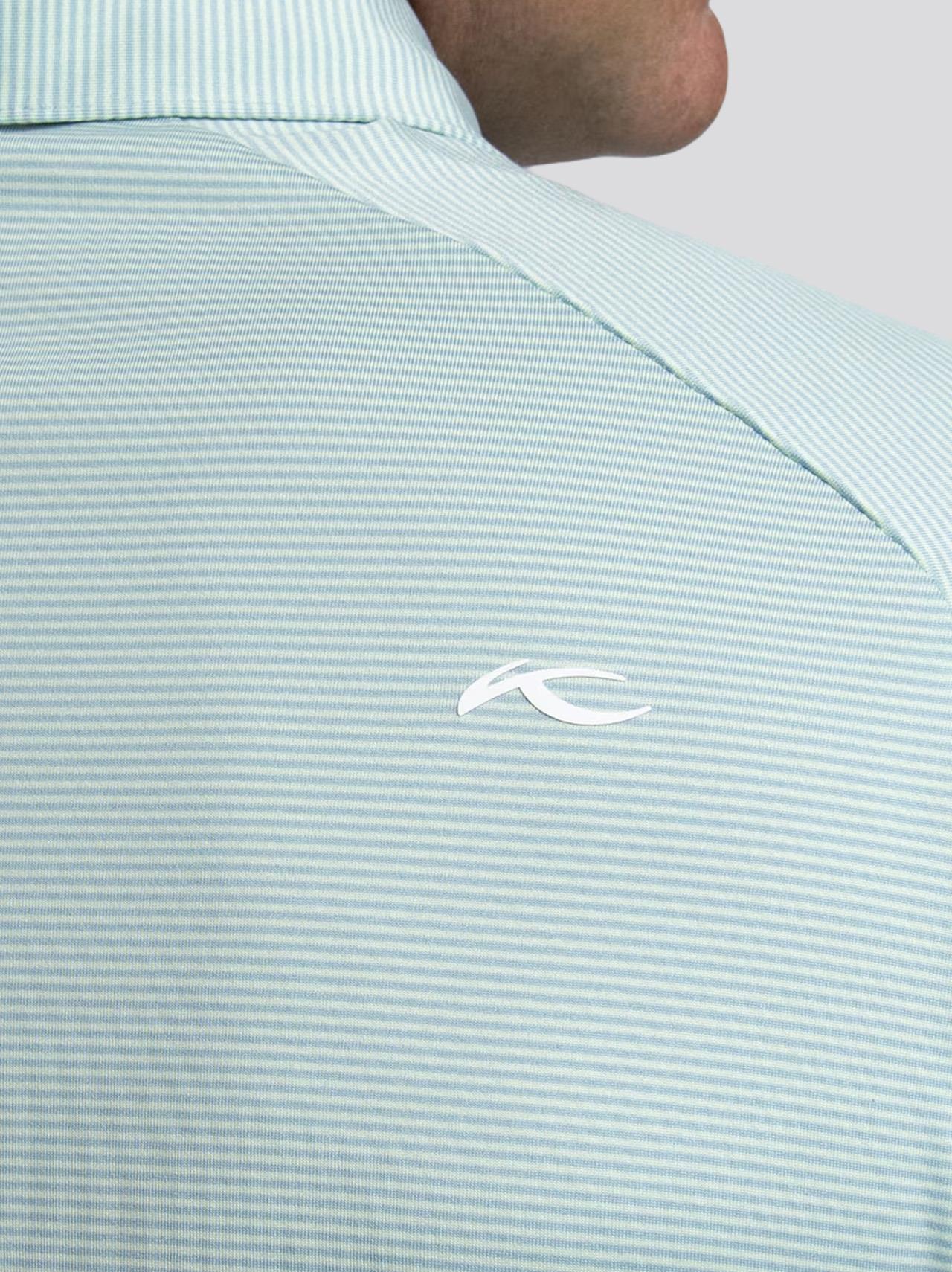 Soren Stripe Polo Agave/Riverbank - Image 3
