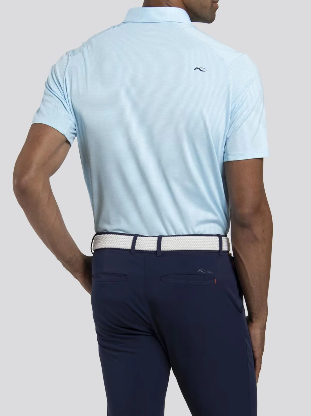 Soren Stripe Polo Poolside/White - Image 2