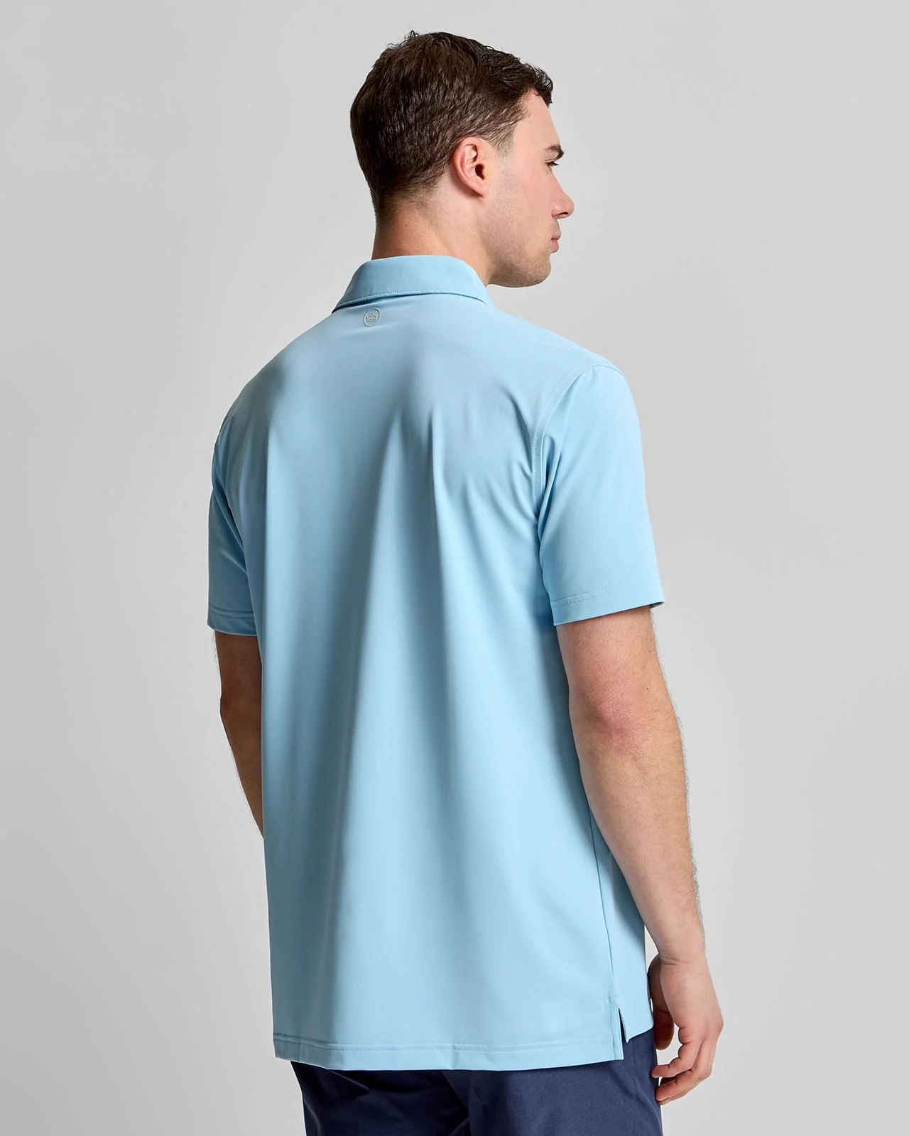 Soul Performance Mesh Polo Blue Frost - Image 2