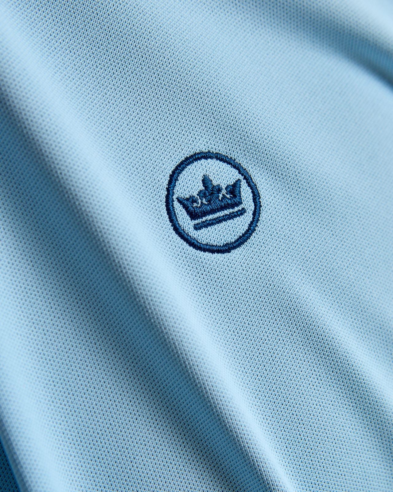 Soul Performance Mesh Polo Blue Frost - Image 5