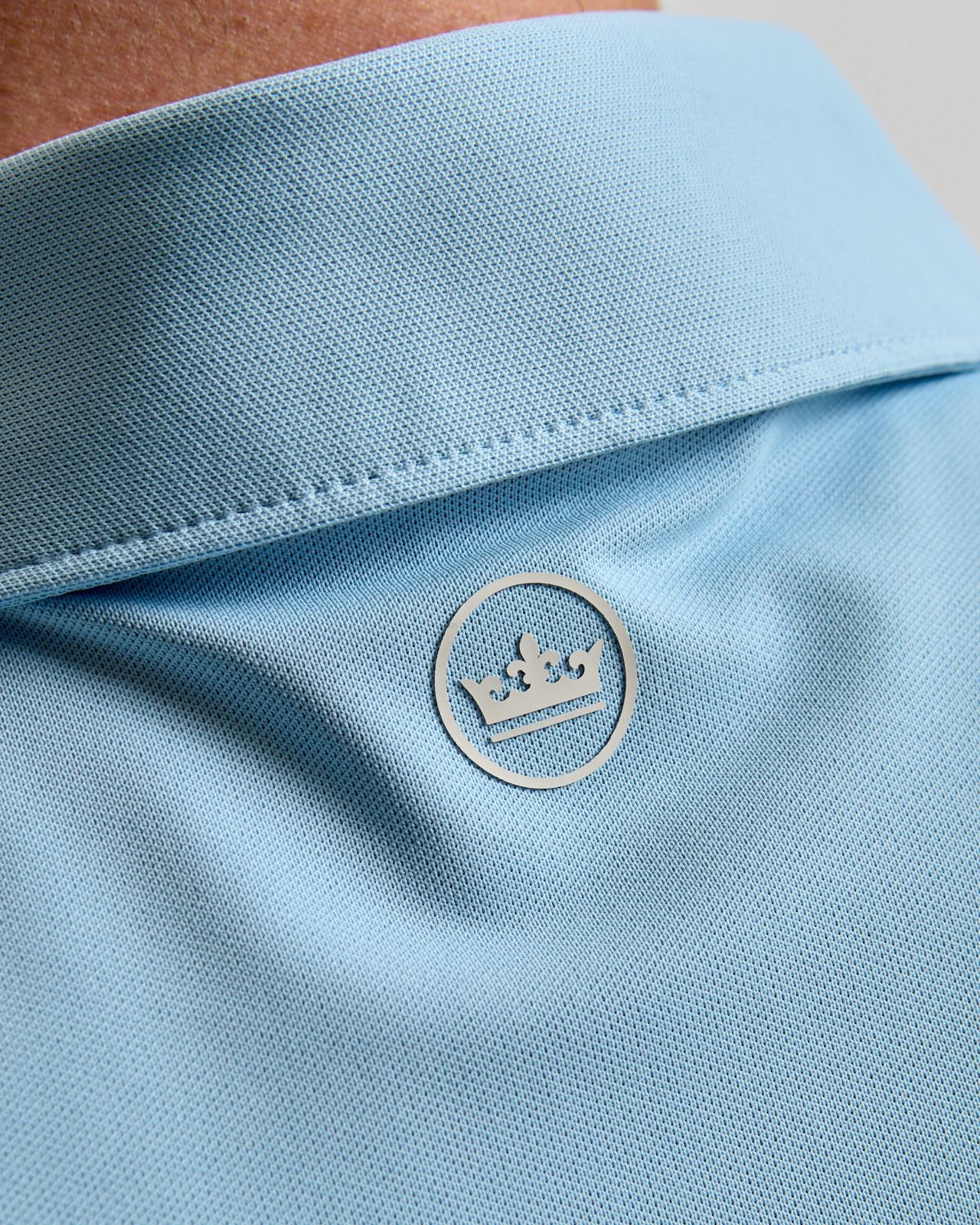 Soul Performance Mesh Polo Blue Frost - Image 6