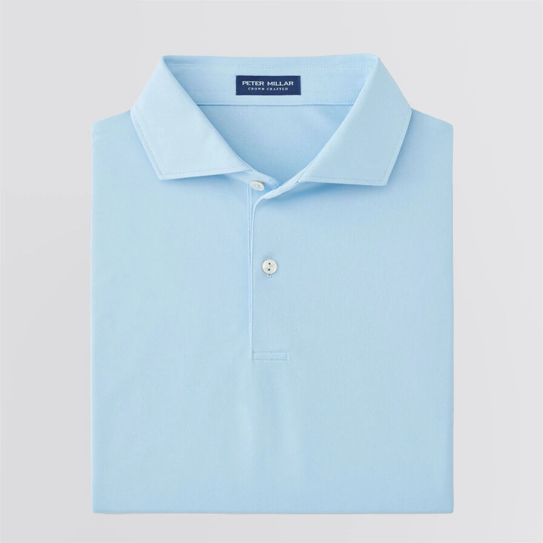 Soul Performance Mesh Polo Blue Frost - Image 7