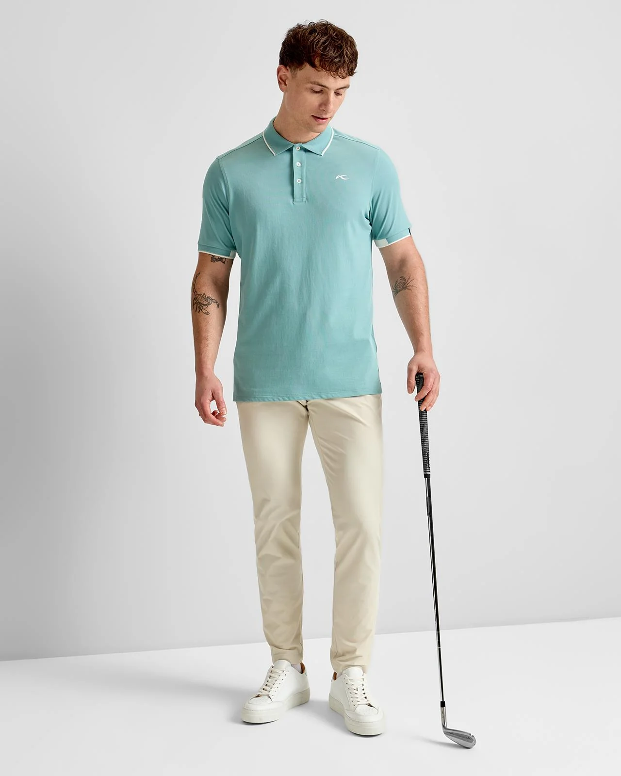 Stan 2.0 Polo Poolside/White - Image 3