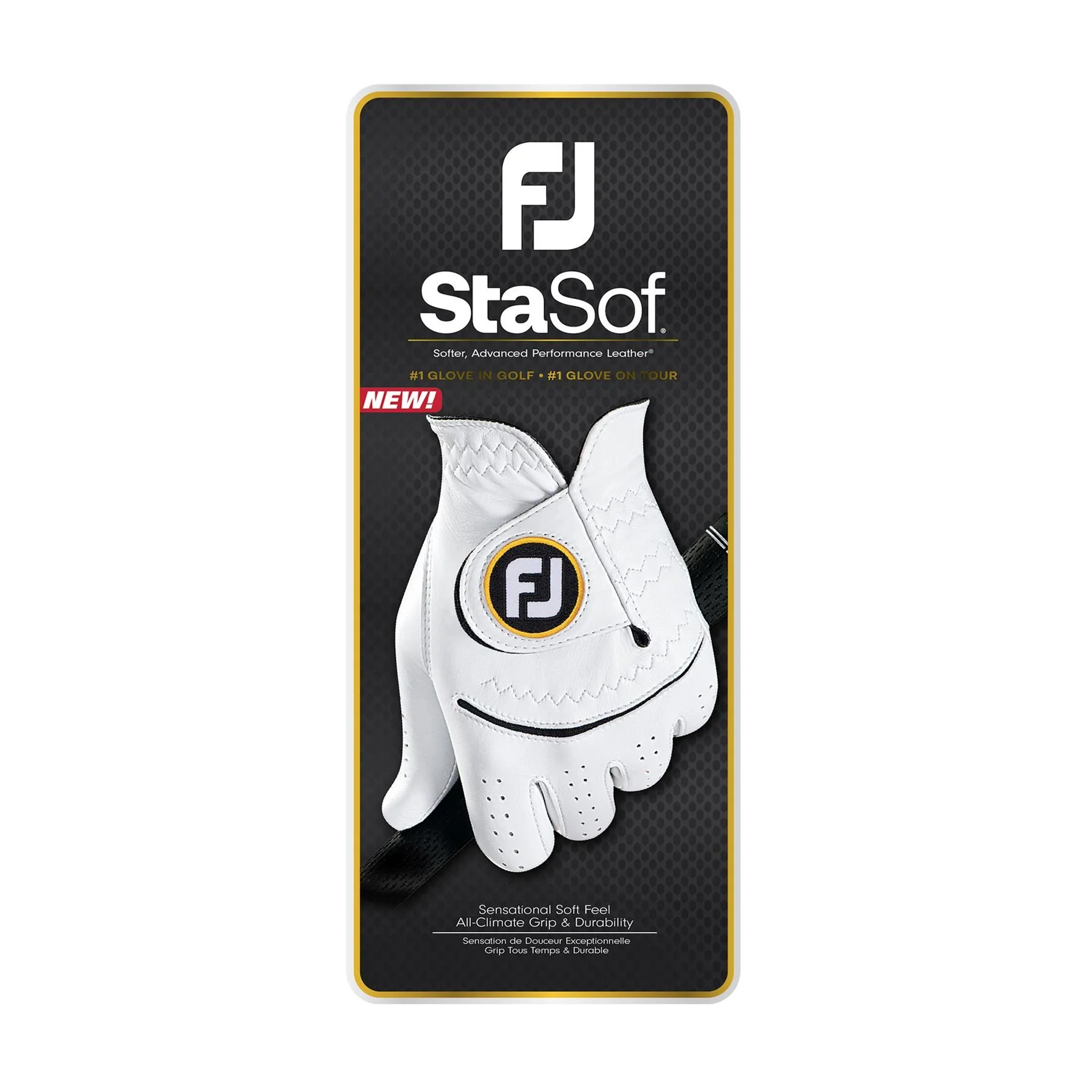 StaSof Regular Golf Glove LH Pearl - Image 4