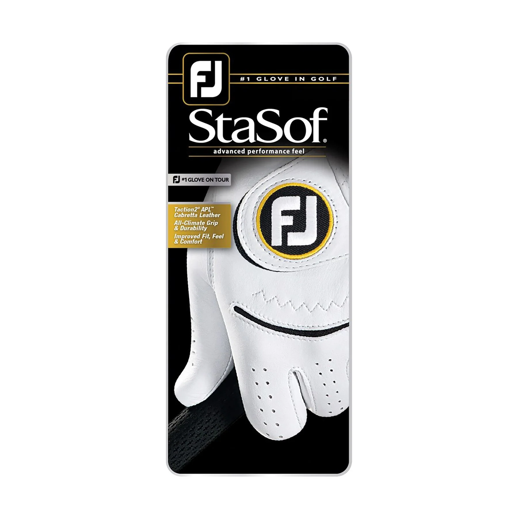 StaSof Regular Golf Glove RH Pearl - Image 3