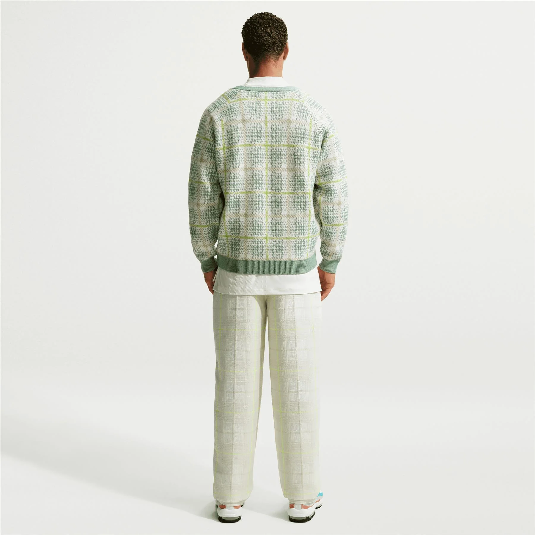 Tartan Loose Cardigan Steam - Image 4