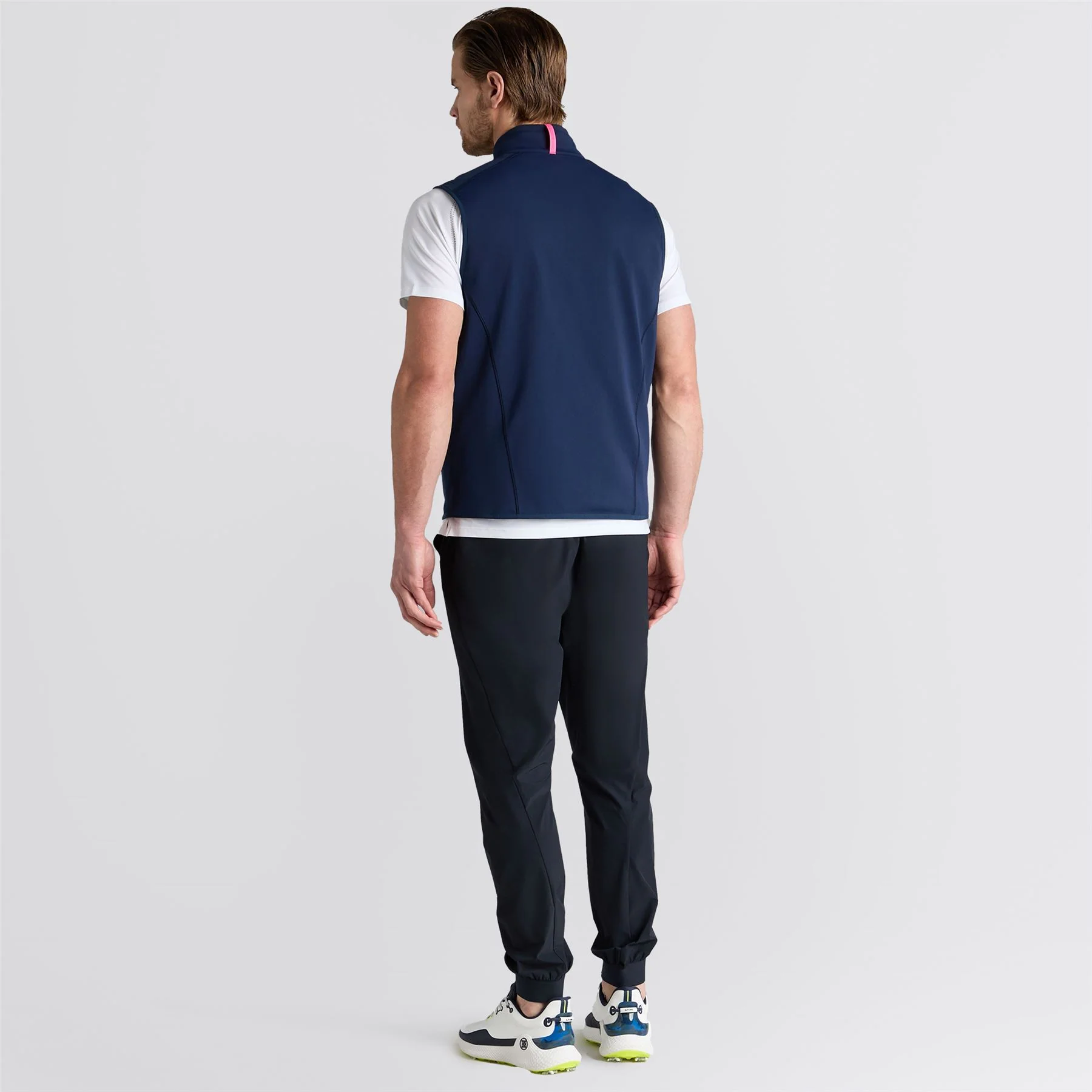 Tech French Terry Fill Zip Gilet Twilight - Image 4