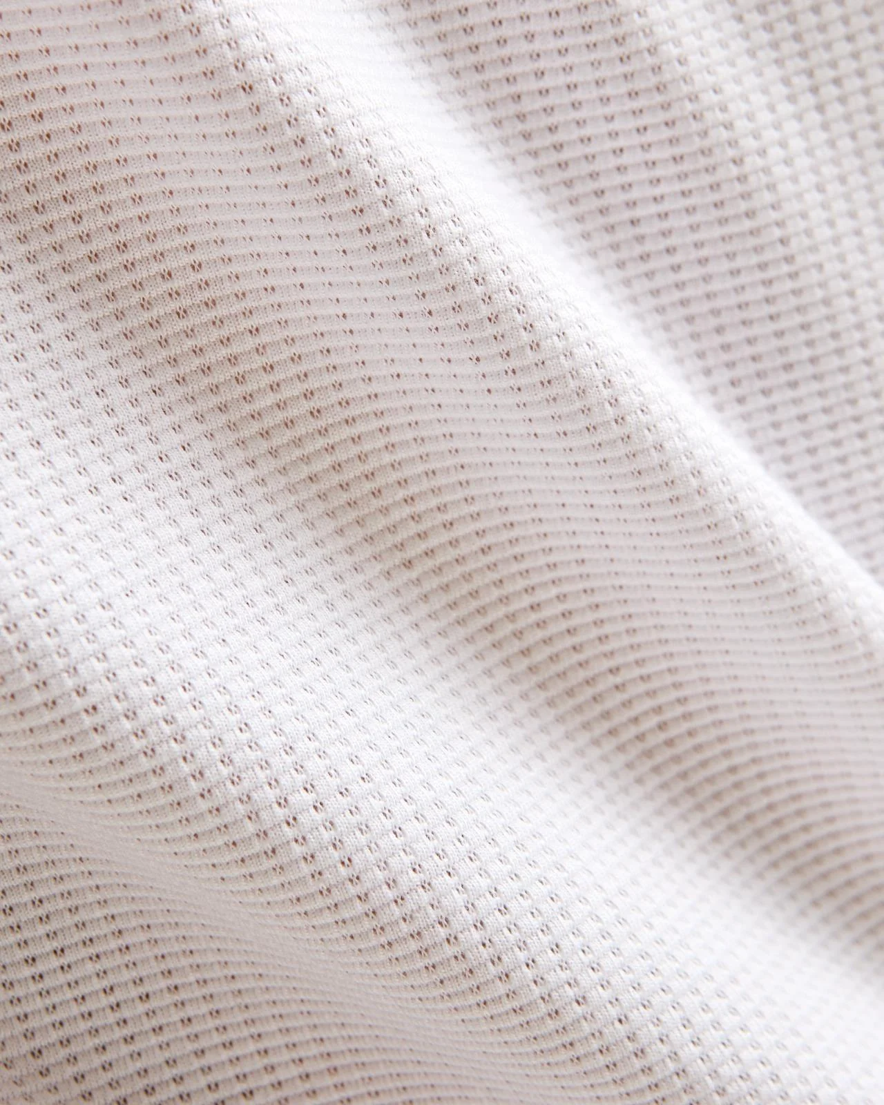 Terrace Zip Polo White - Image 7