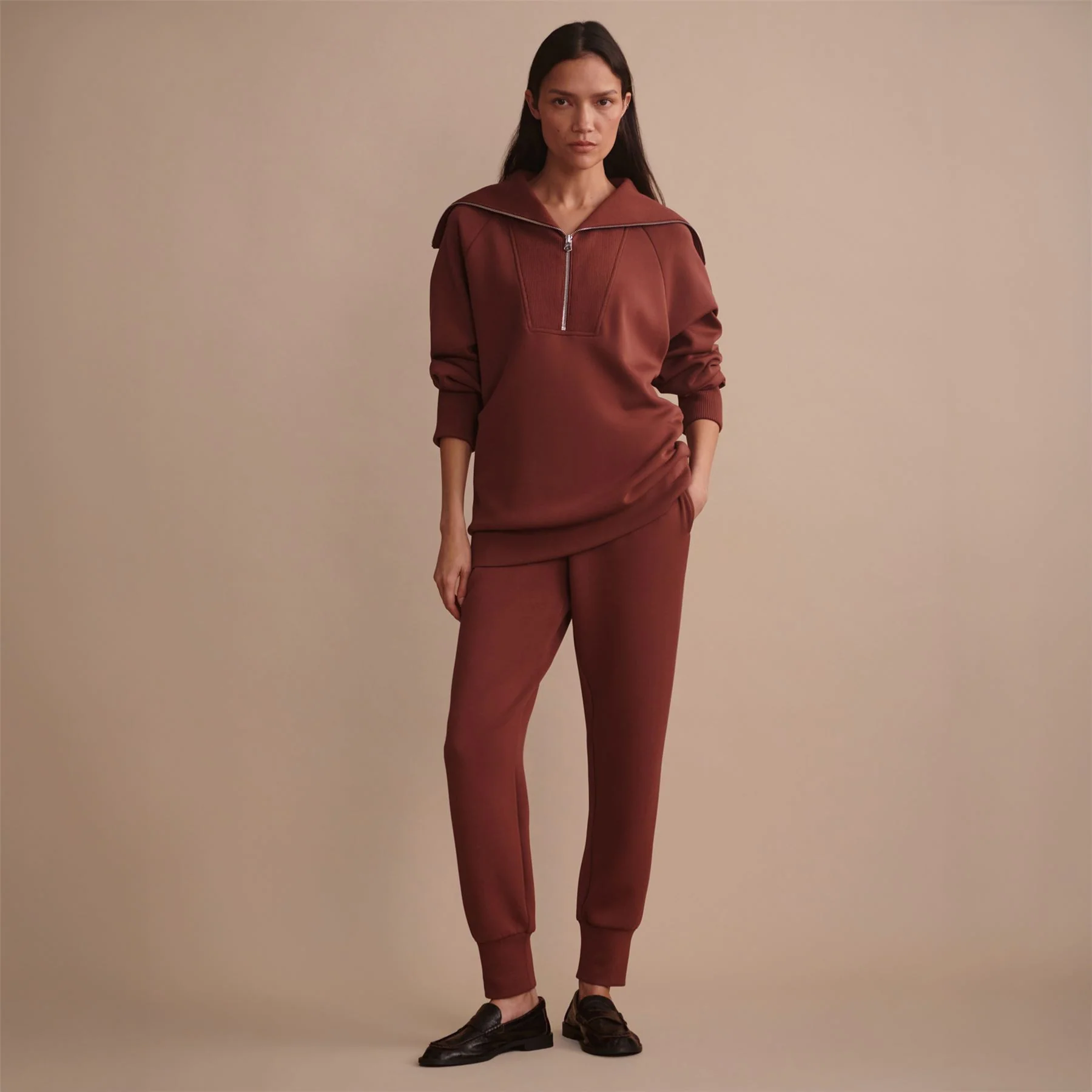 The Slim 27.5 Inch Cuff Pants Cinnamon - Image 3