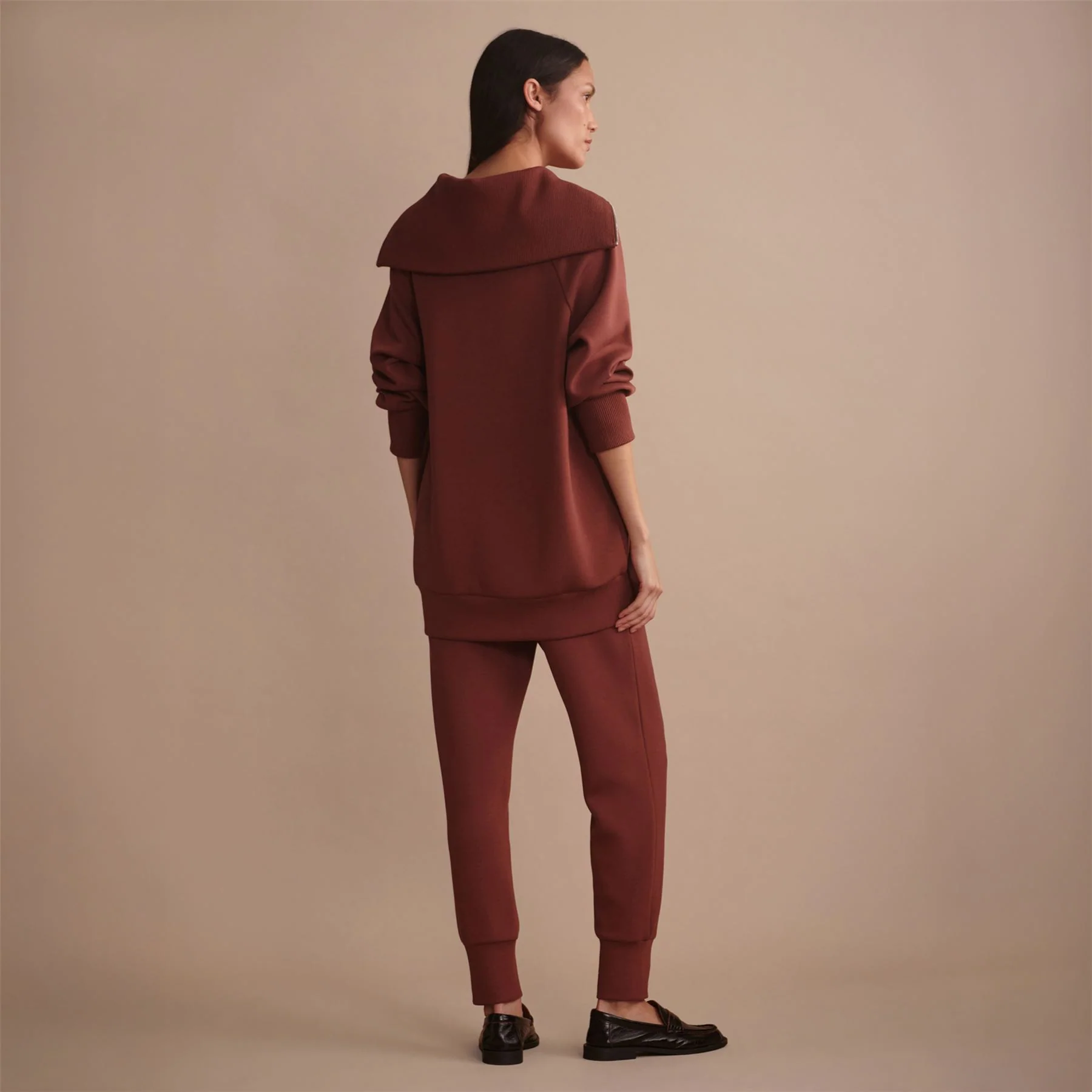 The Slim 27.5 Inch Cuff Pants Cinnamon - Image 4
